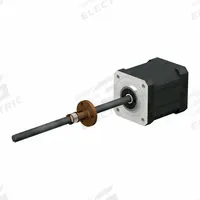 PBC LINEAR Precision Lead Screw: Lead Screw Assembly, Anti-Backlash, PTFE, Stainless Steel, 300, B (MPN LSR1201T-0300-RCF-171-NNN-N). Key specifications — Motor IP Rating: IP40; Motor Length: 39.8 mm; Nut Shape: Round; Nut Type: Anti-Backlash; Phase: 2; Rated Current: 2 A; Steps per Revolution: 200; Brand: PBC LINEAR.