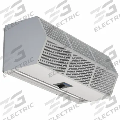 BERNER Unhtd 14"H 39"W 15"D Galv St Air Curtain: Ambient Air, Std Profile, For 3 ft Opening - Ambient Air Curtains