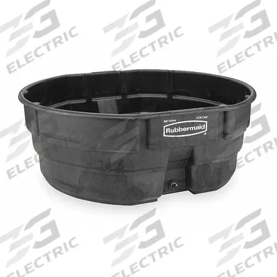 RUBBERMAID COMMERCIAL PRODUCTS Stock Tank: 300 gal, 63 1/4 in x 69 in x 25 in - Stock Tanks