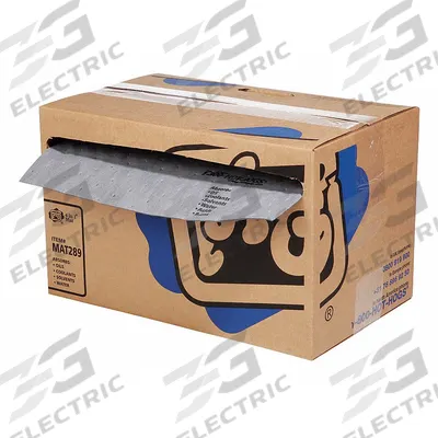 PIG Sorbent Roll: 50 ft Lg, 16 in Wd, Gray, Polypropylene, 50 ft Roll Lg, 16 in Roll Wd - Foldable Sorbent Rolls