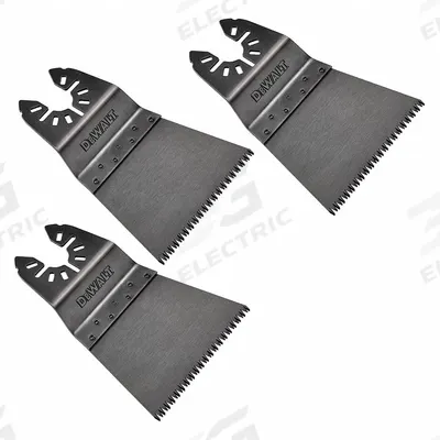 DEWALT Oscillating Tool Blade: 2 1/2 in Blade Wd, 2 1/2 in Overall Lg, Plunge Cutting - Open-Back Universal OIS Mounted Blades