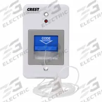 CREST HEALTHCARE SUPPLY Pullcord Station: 2 3/4 in Overall Wd, 24V, 5700CB. Key specifications — Standards: FDA Listed; Manufacturer Part Number: 5700CB; Color: White; Voltage: 24V; Brand: CREST HEALTHCARE SUPPLY; Call Station Type: Pullcord Station; Part Type: Station Replacements; Station Type: Pullcord Station.