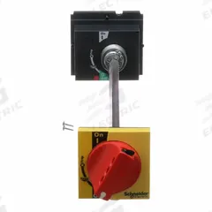 SQUARE D Rotary Operating Handle: Rotary Op Handle, PowerPact(R) H and J Circuit Breakers, 2 Poles (MPN S29340). Key specifications — For Use With: PowerPact(R) H and J Circuit Breakers; Number of Poles: 2; Includes: Adjustable Shaft and Operator; Brand: SQUARE D; Accessory Type: Rotary Operating Handle.