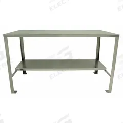 JAMCO Workbench: Fixed Ht, Stainless Steel, 72 in x 30 in, 1,500 lb Overall Load Capacity, Silver (MPN YE372). Key specifications — Brand: JAMCO.