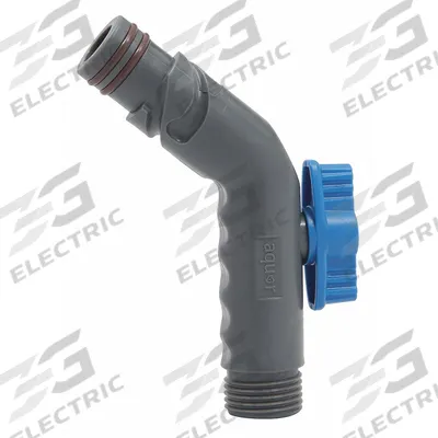 AQUOR WATER SYSTEMS Hose Connector: Acetal, Blue/Gray - Wall & Yard Hydrant Replacement Parts