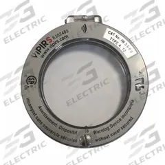 VIPIRS 3" Round Infrared Window: Viewing Panes, 2,552°F Optic Max Temp, Aluminum, Crystal, IP65 (MPN IW3000). Key specifications — Brand: VIPIRS.