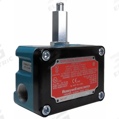 Honeywell Non Plug-In Limit Switch: Plunger Actuator, Metallic, Plunger, 48 ozf Op Force - Max - Top-Mount Plunger Limit Switches