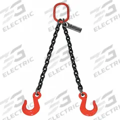 LIFT-ALL Double Leg Chain Sling: 1/2 in Chain Trade Size, 100 Chain Grade, Sling Hook, Alloy Steel (MPN 12DOSW10X16). Key specifications — attr994064: LIFT-ALL.