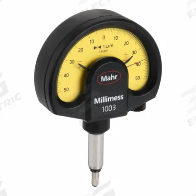 MAHR Dial Comparator: Mechanical, Micron, +/-1 micron Accuracy - Dial Comparator Gauges