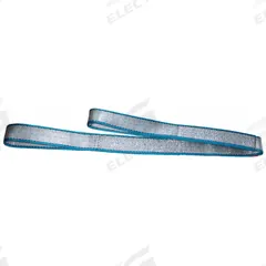 LIFT-ALL Web Sling: Type 3, Polyester, 18 ft Sling Lg, 11 in Eye Lg, 2 Plies (MPN EE2803TFX18). Key specifications — Sling Type: Type 3; Brand: LIFT-ALL; Color: Silver/Blue; Tag Type: Standard Tag.