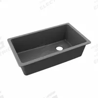 ELKAY Sink: 33 in Overall Lg, 18 3/4 in Overall Wd, 9 1/2 in Bowl Dp, 30 3/8 in Bowl Lg, 1 Bowls (MPN ELGU13322GT0). Key specifications — Brand: ELKAY; Color Family: Silver/Gray.