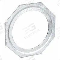 RACO Reducing Washer: 1 1/2 in x 1 in For Conduit Size, Steel, Silver, Fittings (MPN 1373). Key specifications — For Product Type: Fittings; Brand: RACO; For Conduit Size: 1-1/2 in x 1 in; Accessory Type: Reducing Washer; Color: Silver; Material: Steel.