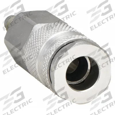 SPEEDAIRE Quick Connect Hose Coupling: 1/4 in Body Size, 1/4 in Hose Fitting Size - Global-Style High-Flow Aluminum Quick-Connect Air Coupling Bodies