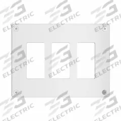 LEGRAND Wall Plate: Decorator-Rocker, 3 Gang, White, Jumbo Size (MPN WSP03G2PS). Key specifications — Brand: LEGRAND; Material: Steel; Includes: Allen Head Screws.