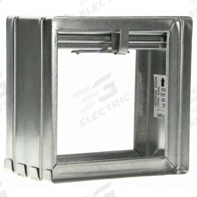 Dayton 0"dia Galvanized Steel Fire Damper: Static, 5 3/4 in H, 5 3/4 in W, 3 3/4 in L - Rectangular Fire Dampers