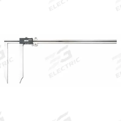 STARRETT Long Range Deep Nib Jaw Digital Caliper: 0 in to 24 in /0 mm to 600 mm, Cabled - Digital Calipers with Nib-Style & Pointed Jaws for Small Grooves & Recesses