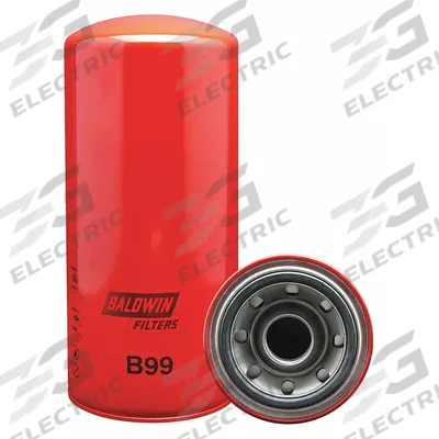 BALDWIN FILTERS Oil Filter: B99, LF691A, 1 1/2"-16 Thread Size, 12 1/8 in Overall Ht, Oil - Spin-On Oil Filters