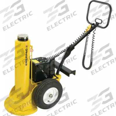 ENERPAC Lifting Jack: Steel, Electric Pump, Electrical, 100 ton Load Capacity - High-Tonnage Wheeled Jacks