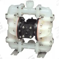 SANDPIPER Double Diaphragm Pump: PVDF Body, 3/4 in, NPT Connection, 23 gpm, 231 ft Max. Head (MPN S07B1K1KPNS000.). Key specifications — Brand: SANDPIPER; Seat Material: PVDF; Check Valve Material: Santoprene.