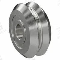 DUALVEE Guide Wheel: Carbon Steel, DualVee, For Size 3 DualVee Rails, W3X. Key specifications — Material: Carbon Steel; Lubrication: Klubersynth UH1 14-151; For Use With: Track; Manufacturer Part Number: W3X; Brand: DUALVEE; Size: 3; Bearing Protection: Shielded; For Rail Size: Size 3 DualVee.