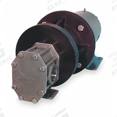 OBERDORFER Rotary Gear Pump: 3 hp Horsepower, 230/460V AC, 316 Stainless Steel Body - Direct-Drive Rotary Gear Pumps