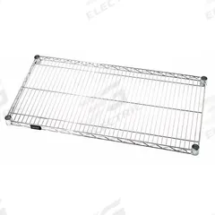 QUANTUM Wire Shelf: 30 in x 14 in, 1 Shelves, Quick-Adjust, 600 lb Load Capacity, Dry, Silver, Steel (MPN 1430C). Key specifications — Recommended Environment: Dry; Material: Steel; Brand: QUANTUM; Color: Silver; Finish: Chrome.