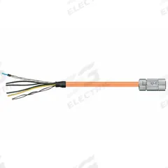 READYCABLE Servo Cable: Basic Cable, 30 ft Lg, For Allen-Bradley, Similar To 2090-CSBM1DG-10AF, PUR (MPN MAT9851750-30). Key specifications — Cable Jacket Color: Orange; Conductor Configuration: (4xAWG10 (6.0))+(2xAWG17 (1.0))+(1PRxAWG22(0.34)); Brand: READYCABLE; Cable Jacket Material: PUR.