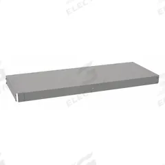 TENNSCO Shelf: 48 in x 18 in, 4,000 lb Load Capacity, Steel, 16 ga Decking, Gray, Shelf (MPN RXHS-4818). Key specifications — attr7875: Steel; attr7906: Shelf; attr17410: Zinc Plated; attr17412: Single Straight; attr17414: Gray; attr17415: Steel; attr37831: TENNSCO; attr37833: Zinc Plated.