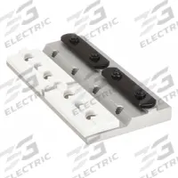 Linear Bearing: 15 Series, 6 in L x 3 1/8 in W x 1/2 in H, Silver, Single Mount, Std, Anodized (MPN 6862). Key specifications — Brand: 80/20; Housing Material: Aluminum; Finish: Anodized.