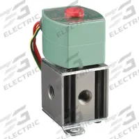 REDHAT Solenoid Valve: 4-Way, 1/4 in Pipe Size, 110V AC/120V AC, Watertight/Without Junction Box (MPN 8340G001). Key specifications — Pipe Size: 1/4 in; Voltage: 110V AC; Brand: REDHAT; Coil Enclosure: Watertight.