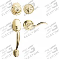 MASTER LOCK Door Lockset: Office Lever Locksets, Brass (MPN HDLWLRH0603KA4WK). Key specifications — attr1024149: Not Ligature-Resistant; attr1011488: MASTER LOCK; attr1011524: No Message; attr1011506: Wave; attr1011485: No; attr1059461: Bright Brass-Plated, Clear Coated : Steel.