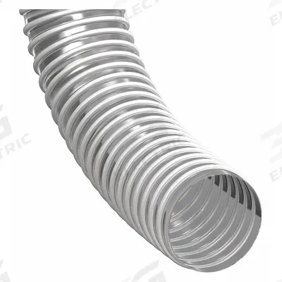 HI-TECH DURAVENT Industrial Ducting Hose: 3 1/2 in Hose Inside Dia., 25 ft Hose Lg, 12 psi - Polyethylene Duct Hoses for Dust