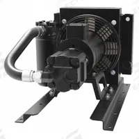 AKG Forced Air Oil Cooler: 17 hp Heat Removed, 1.5 cu in, 11.3 gpm Max. Flow, 208 to 230/460V AC (MPN AP31-P-F). Key specifications — attr98920: AKG; attr96097: 208 to 230/460V AC.