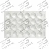 CAPLUGS 24-Well Microplates: Non-Sterile, 24 Wells, 3.5 mL, 85 mm Dia, Square, Polystyrene (MPN 290812401FE1). Key specifications — Brand: CAPLUGS; Body Color: Natural; RNase/DNase Free: No; Well Shape: Square; Material: Polystyrene.