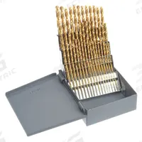 CHICAGO-LATROBE Jobber Length Drill Bit Set: 60 Pc, #60 to #1, 118° Point, TiN-Coated HSS (MPN 69863). Key specifications — attr1236168: Metal Index.