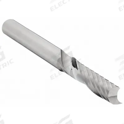 MICRO 100 Solid Router Bit: Spiral Upcut, 1/4" Cut Dia - Spiral-Flute Router Bits for Plastics & Composites