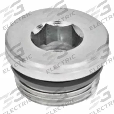 JW WINCO GN749-G18-B JW WINCO GN749-G1/8-B THREADED PLUG W/VITON SEAL: Steel, FPM Seal, Type G - Steel Threaded Plugs