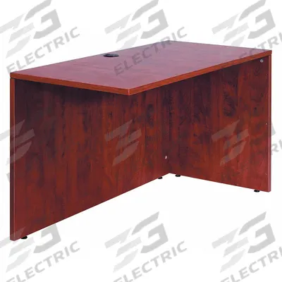 BOSS Desk Return: Wood, Mahogany, 42 in Overall Wd, 29 1/2 in Overall Ht - Desk Returns
