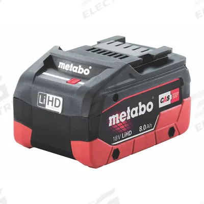 METABO Battery Pack: CORE18V, 8 Ah, Battery Included, Tabbed - Metabo CAS Batteries