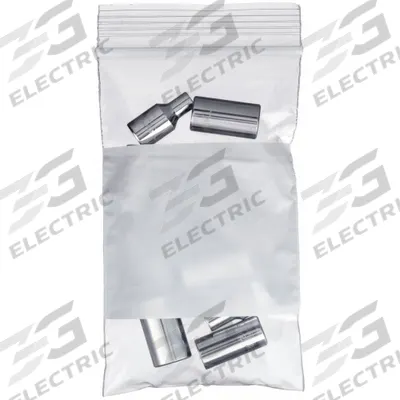 RELOC ZIPPIT Reclosable Bag: 2 mil Thick, 2 in Wd, 3 in Lg, Hang Hole Not Included - White Block Reclosable Poly Bags