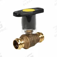 JOMAR VALVE Manual Two-Way Ball Valve: 2 in, Brass, Straight, Press x Press, Full Port Ball Port (MPN 100-208SSG-IH). Key specifications — Brand: JOMAR VALVE; Handle: Locking Lever.
