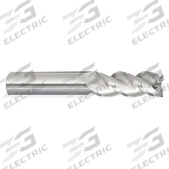 APPROVED VENDOR Corner Radius End Mill: Carbide, 3 Flute, 5/16" Mill Dia, 1-3/8" LOC, 0.015" Rad (MPN 283-313375)