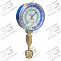 YELLOW JACKET Test Gauge: Test Gauge, 0 psi to 350 psi, 2 1/2 in Dia, Female NPT, Blue (MPN 40332). Key specifications — Brand: YELLOW JACKET; Color: Blue; For Refrigerant Type: R-12.