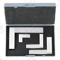 WESTWARD Precision Steel Square: 90° Angle, Steel, 0.0006 in to 0.0008 in Squareness (MPN 6XY11). Key specifications — attr1182176: Steel; attr1182181: Case; attr1182159: WESTWARD; attr1182175: 6 x 4 in; attr1182177: 0.0006 in to 0.0008 in; attr1182182: Yes.