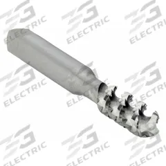 CHICAGO-LATROBE Spiral Flute Tap: 1/4"-20 UNC, H3 / 2B, 3 Flute, Bottoming Chamfer, High Speed Steel (MPN 367917)