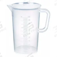 APPROVED VENDOR Beaker: Tall Form with Handle, Printed Graduation, Polypropylene, Clear, 100 mL (MPN 326485-0100). Key specifications — attr1370319: Clear; attr1370337: Printed; attr1370306: Colorless; attr1370307: APPROVED VENDOR; attr1370311: Beaker; attr1370320: Yes.