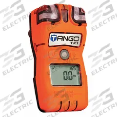 INDUSTRIAL SCIENTIFIC Single-Gas Detector: Adj, IP66/IP67, INDUSTRIAL SCIENTIFIC Tango TX1, Lithium (MPN TX1-1). Key specifications — Gas Detected: Sulfur Dioxide; Housing Color: Orange; Battery Chemistry: Lithium.