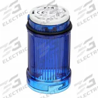 EATON Tower Light Module: Steady, 110/120V AC, Blue, 43 mm Overall Dia, 3 in Overall Ht, SL4 (MPN SL4-L120-B). Key specifications — Brand: EATON; Compatible with Series: SL4; Lens Color: Blue; Operating Voltage: 110/120V AC; Manufacturer Part Number: SL4-L120-B.