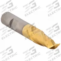 CLEVELAND Square End Mill: Cobalt, TiN Coated, 2 Flute, 3/4" Mill Dia, 1-5/16" LOC, 3-7/8" OAL (MPN C32523)