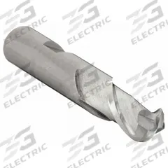 CLEVELAND Ball End Mill: High Speed Steel, 2 Flute, 1/2" Mill Dia, 1" LOC, 3-1/4" OAL (MPN C42124)
